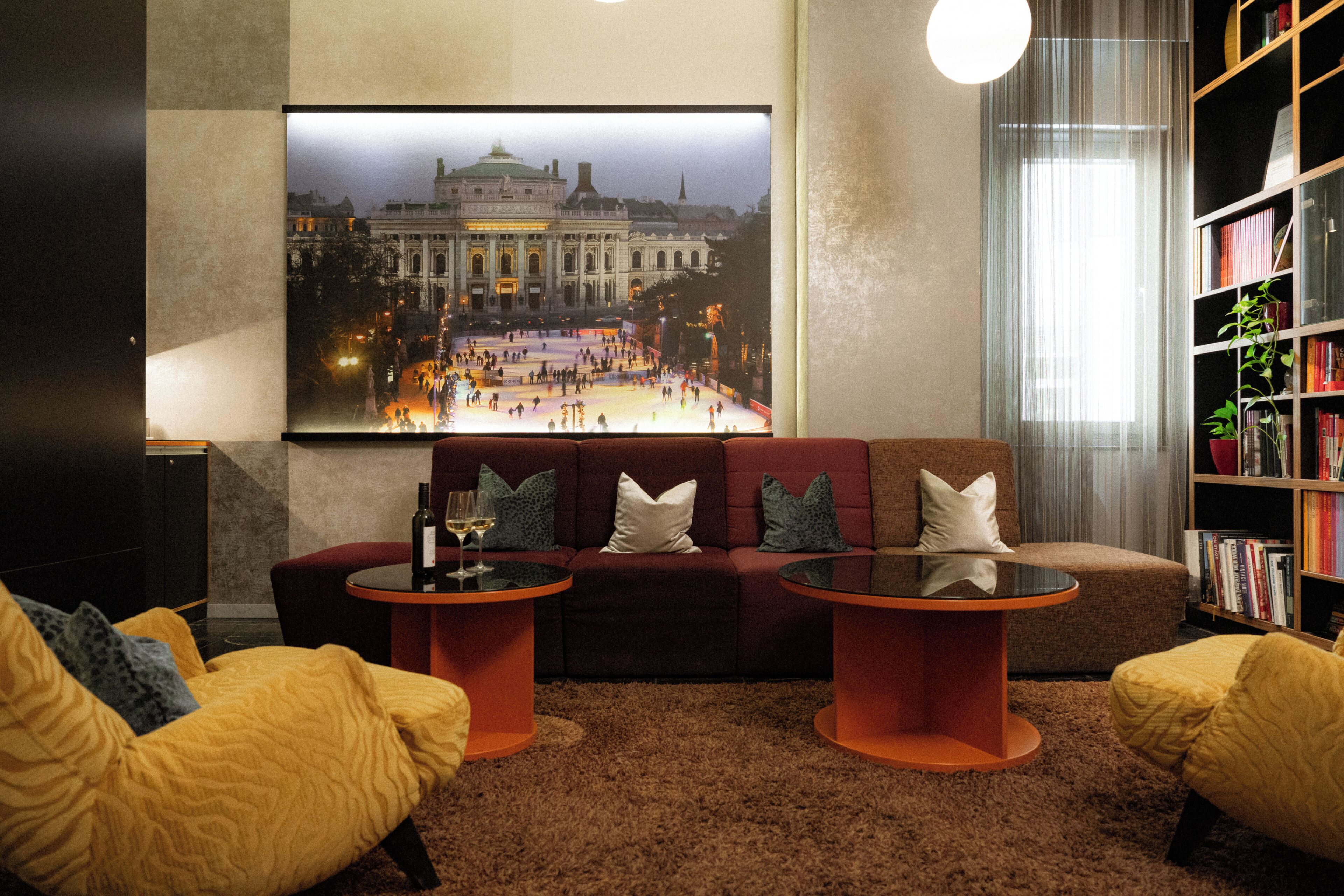 Sitteområde i lobbyen