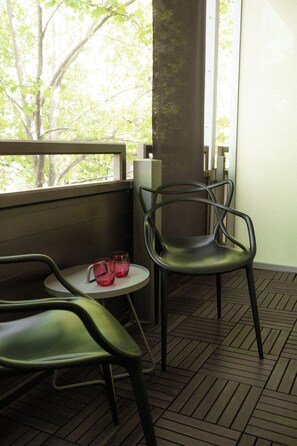 Comfort Double Room, 1 Queen Bed, Balcony | View from room - Hotel Capricorno (Vienna)