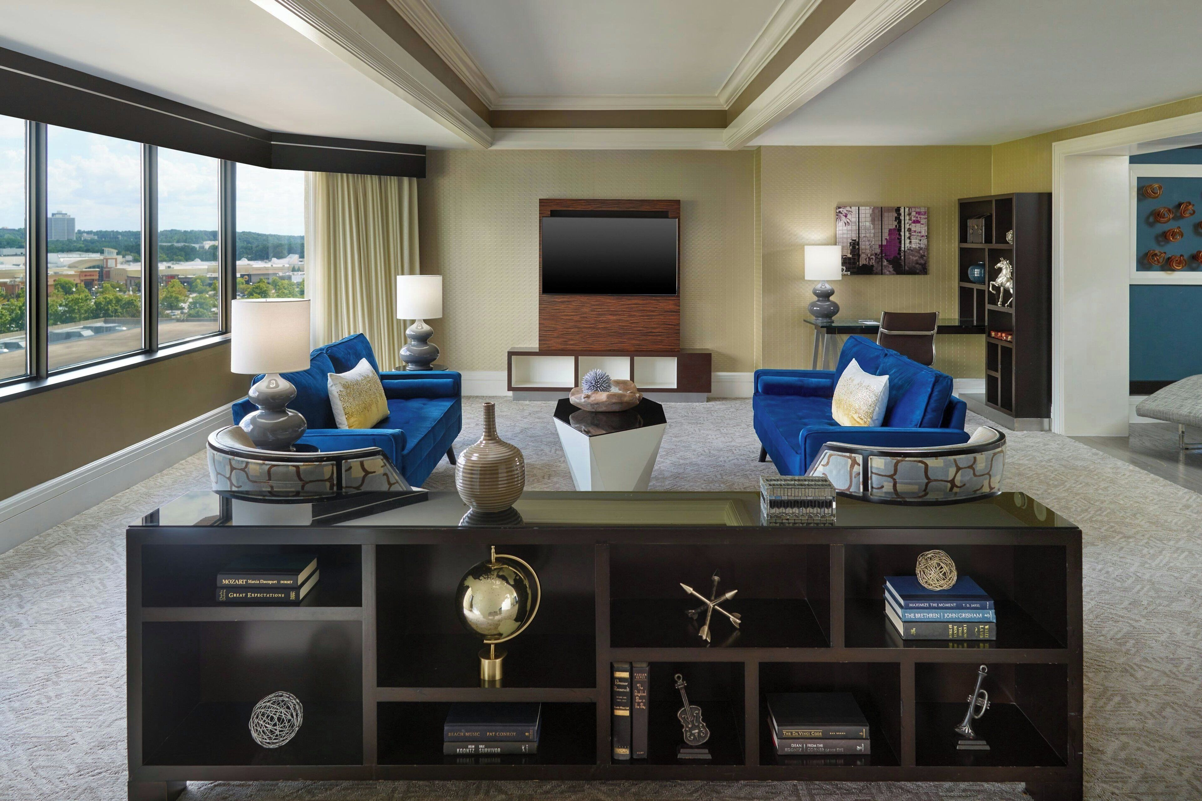 46-inch flat-screen tv with cable channels, tv, pay films