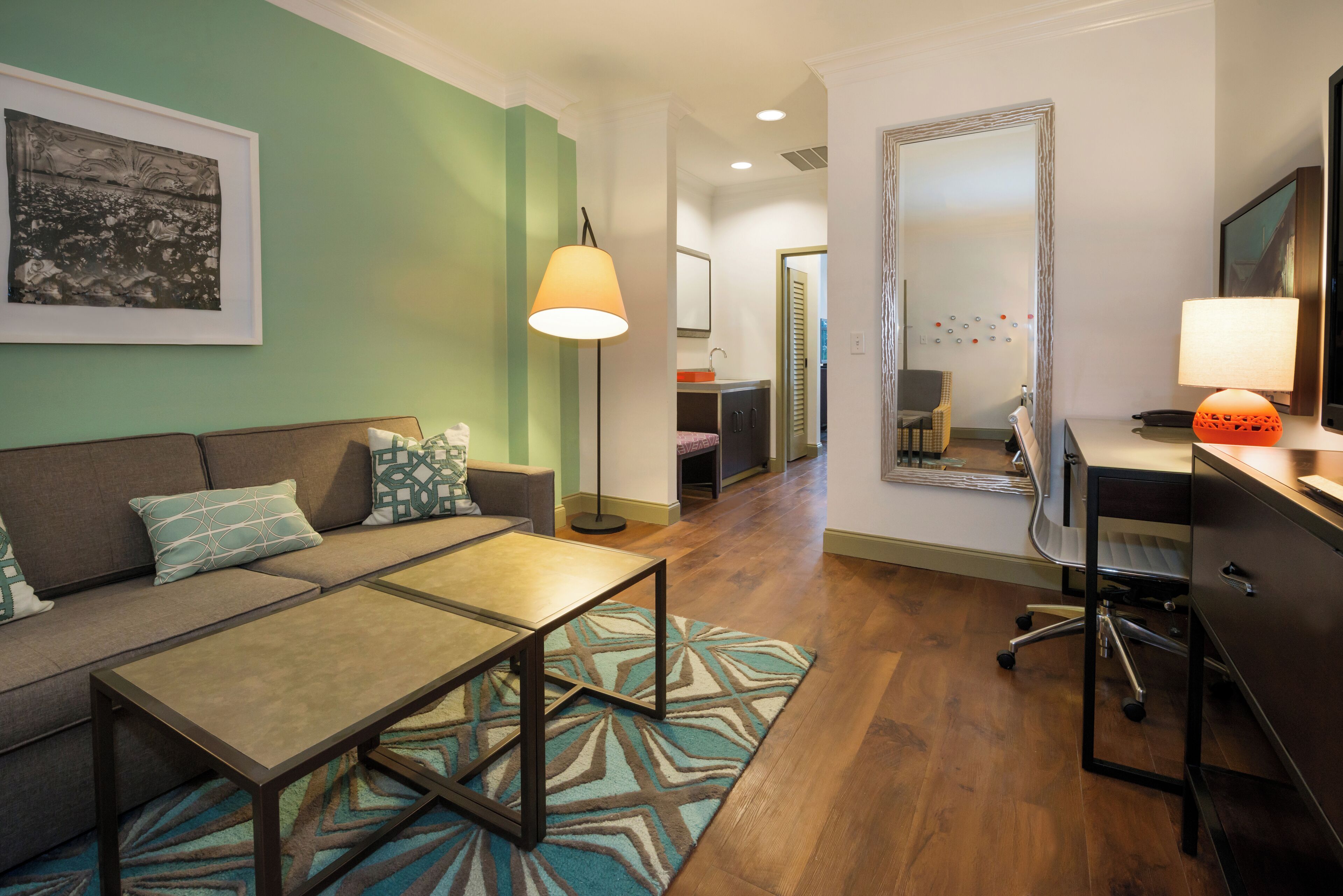 Studio Suite, 2 Queen Beds | Hypo-allergenic bedding, pillow-top beds, individually furnished, desk