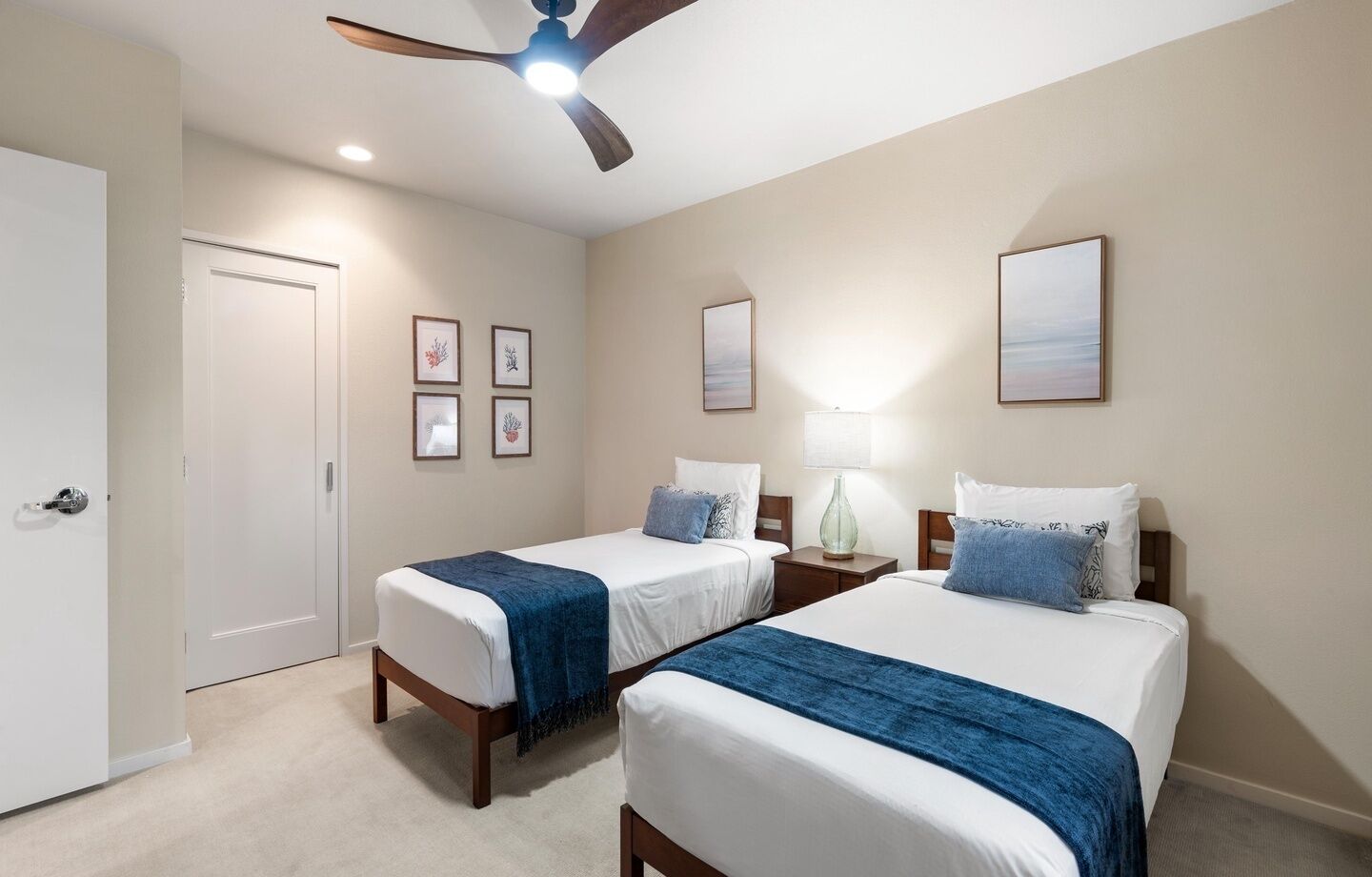 2 bedrooms, hypo-allergenic bedding, in-room safe