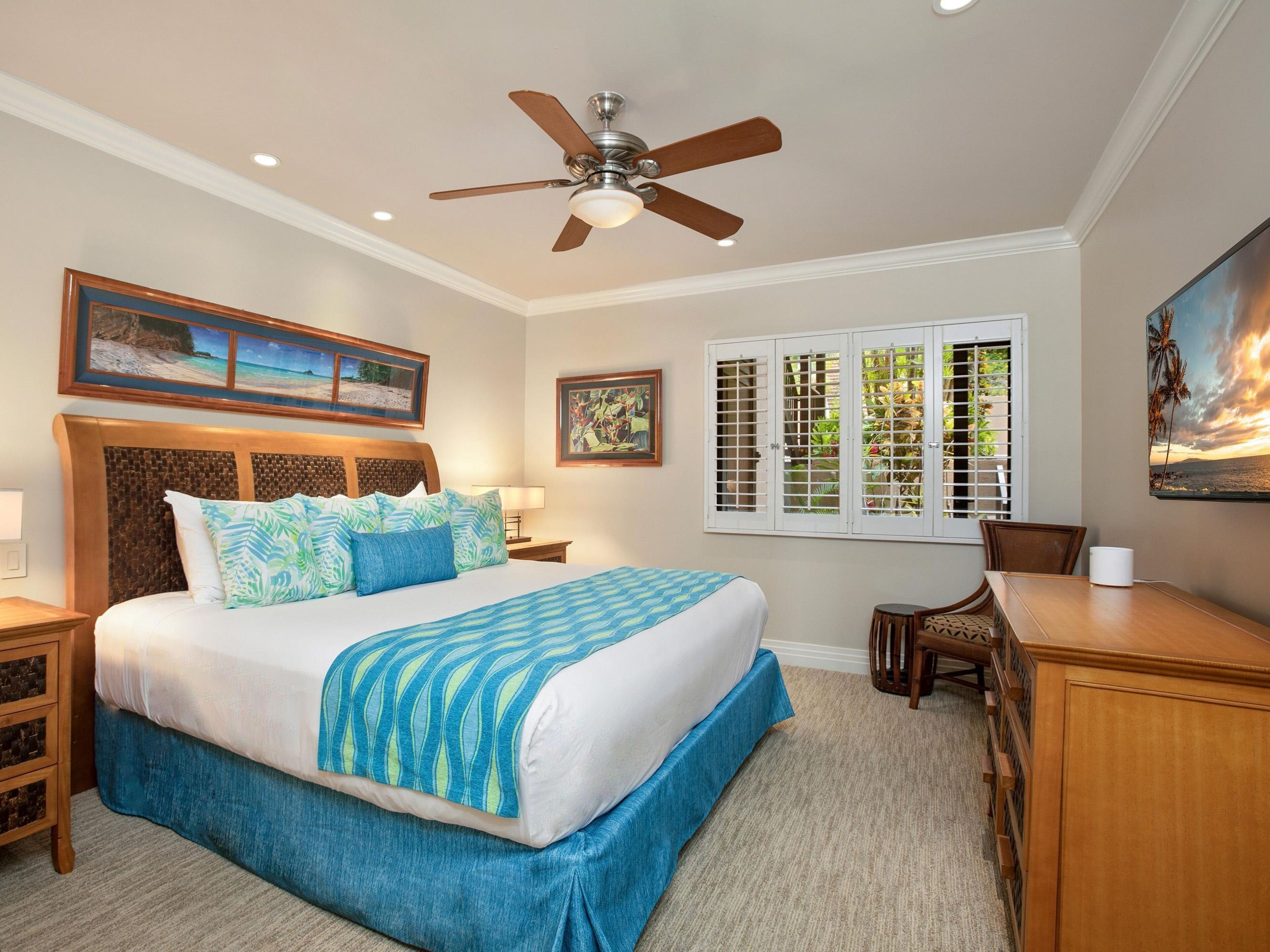 Condo, 2 Bedrooms, Oceanfront (E103) | 2 bedrooms, hypo-allergenic bedding, in-room safe