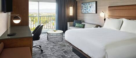 Premium bedding, pillowtop beds, in-room safe, desk