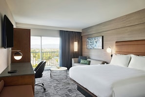 Premium bedding, pillow-top beds, in-room safe, desk