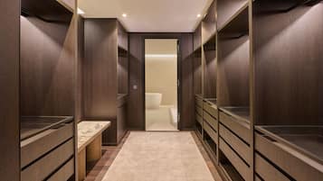 Suíte presidencial, 1 quarto, vista para a cidade | 1 quarto, roupas de cama premium, edredons de pluma