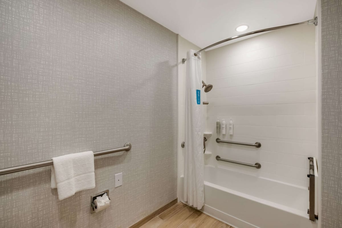 Room, Accessible, Non Smoking | Bathroom shower