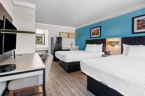 Standard Room, 2 Double Beds, Non Smoking | Premium bedding, desk, iron/ironing board, free cribs/infant beds - Suburban Studios Slidell I-10 (Slidell)