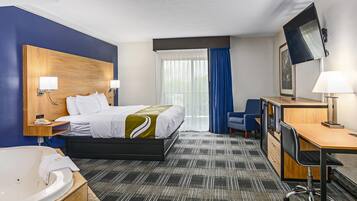 Room, 1 King Bed, Non Smoking | Premium bedding, desk, blackout drapes, soundproofing