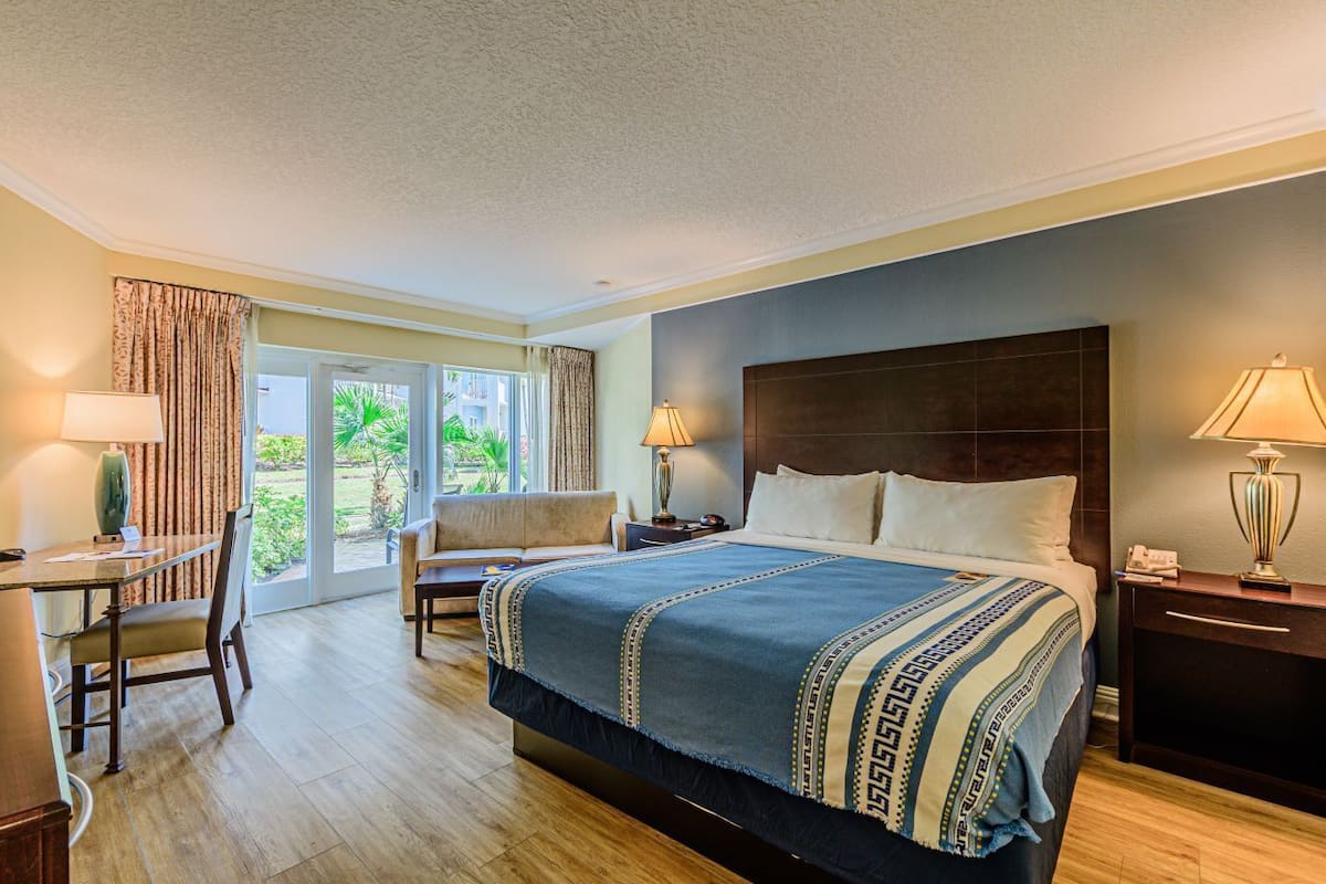 Premium bedding, down duvets, pillow-top beds, in-room safe