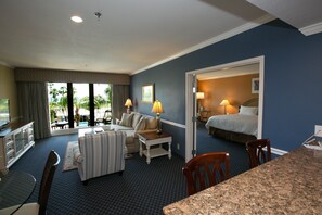 32-inch plasma TV with cable channels, TV, video game console