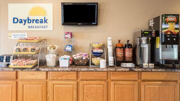 Free daily on-the-go breakfast