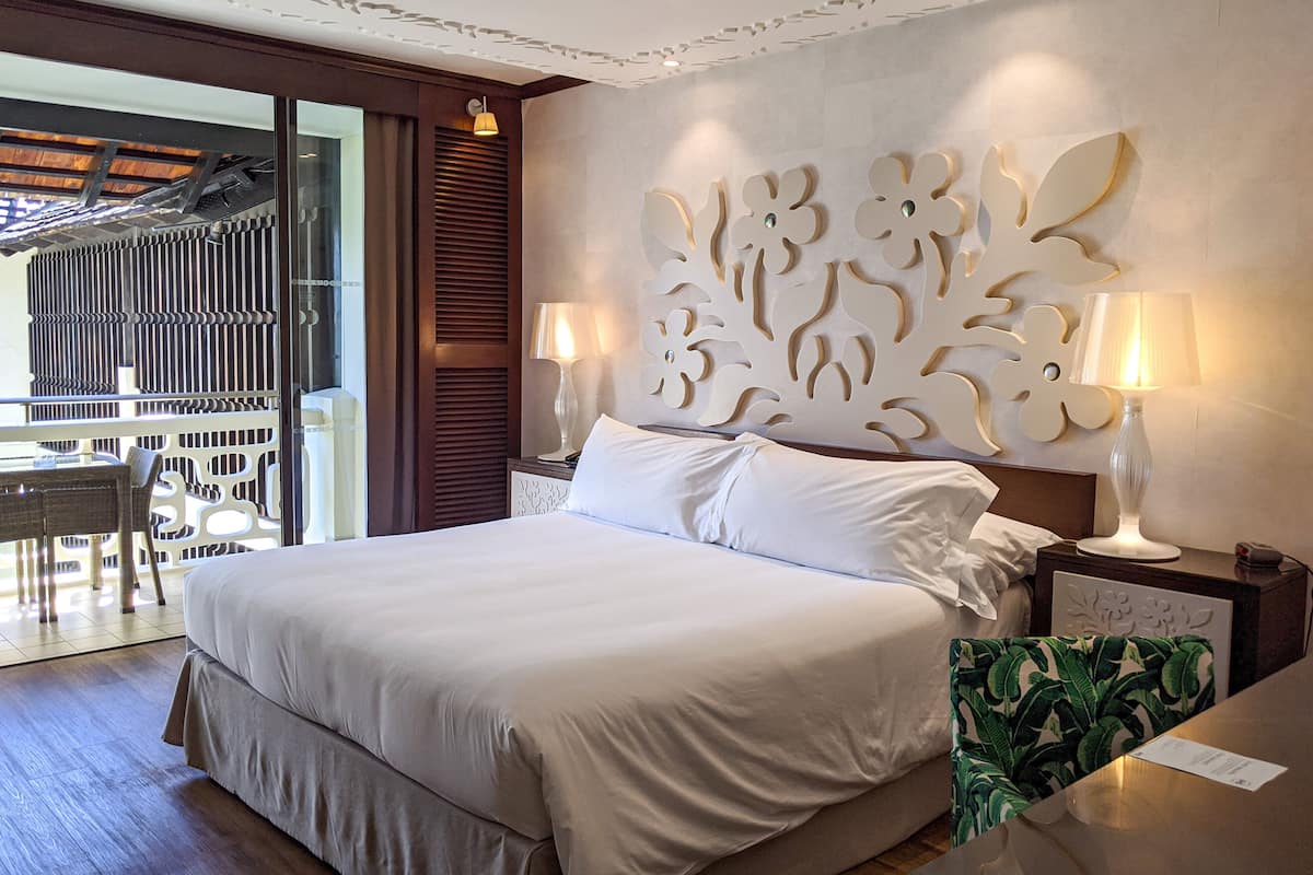 1 chambre, literie de qualité supérieure, couette en duvet d'oie