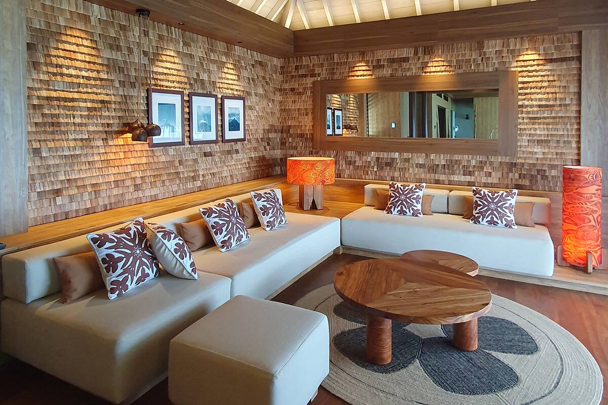 villa, 1 bedroom, overwater (moorea island view) | 1 bedroom, premium bedding, down duvets, memory-foam beds