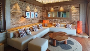 Villa, 1 Bedroom, Overwater (Moorea Island View) | Premium bedding, down comforters, memory foam beds, minibar