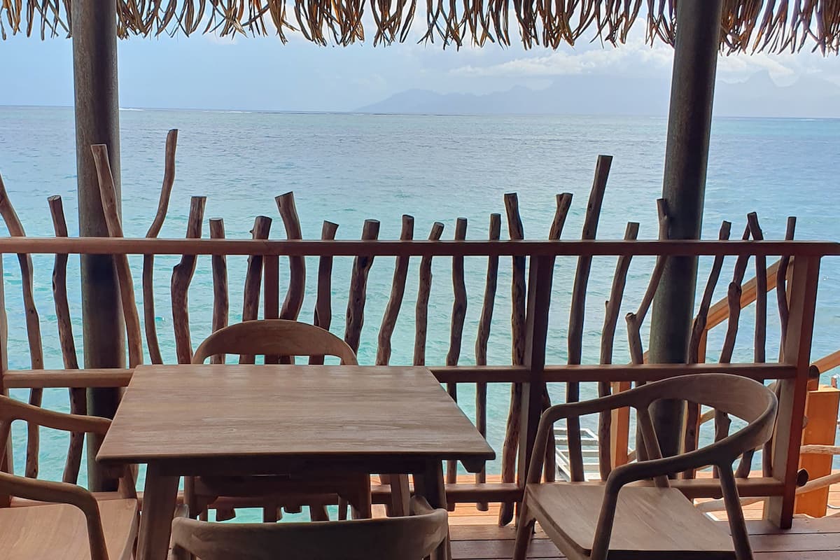 Villa, 1 habitación, sobre el agua (Moorea Island View) | Vistas desde la habitación