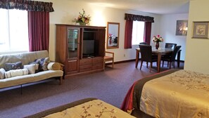 Suite, 2 Queen Beds, Non Smoking, Refrigerator & Microwave