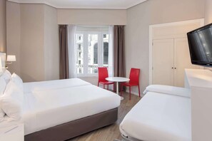 Triple Room | Premium bedding, down comforters, memory foam beds, in-room safe