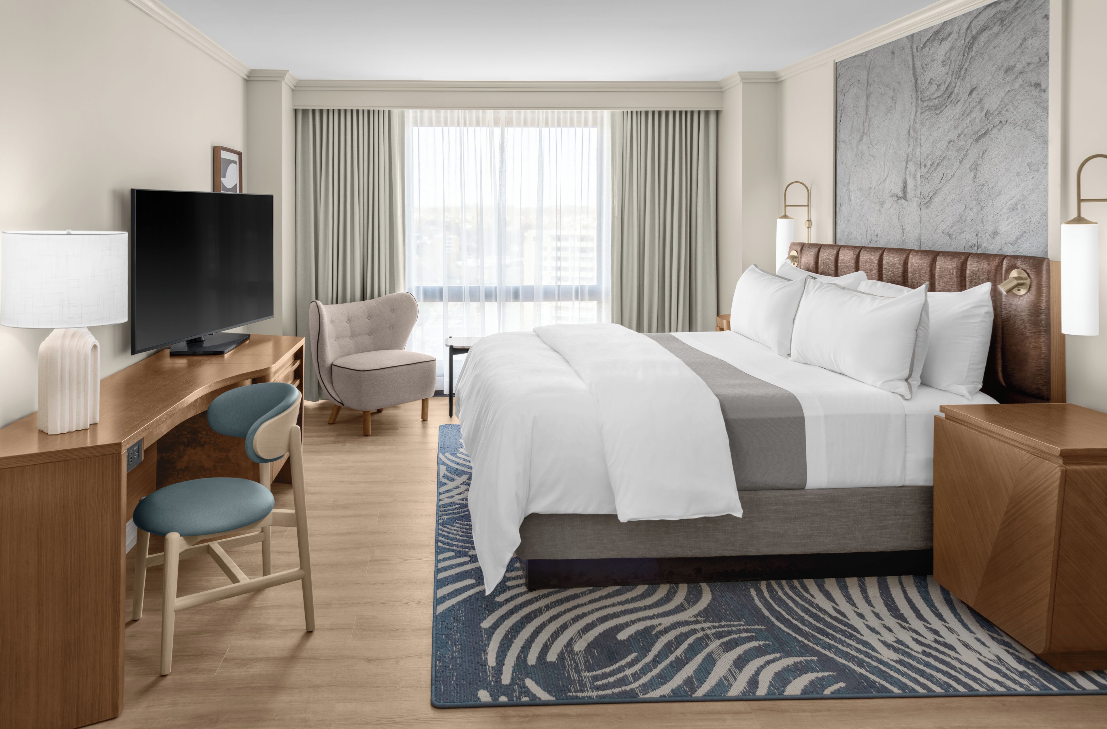 Chambre Tradition, 1 très grand lit | Vue de la chambre