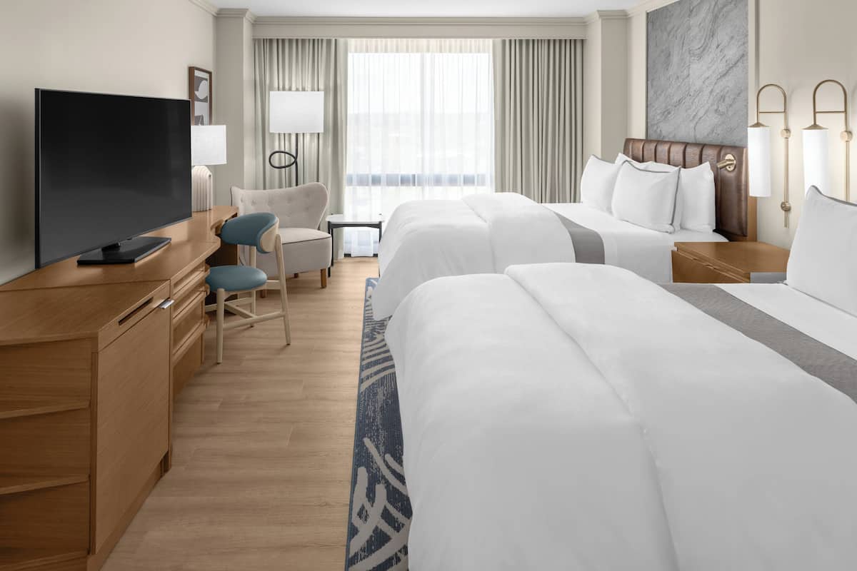 Traditional Room, 2 Double Beds | View from room