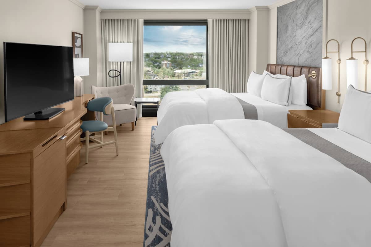 Premium Room, 2 Double Beds | View from room