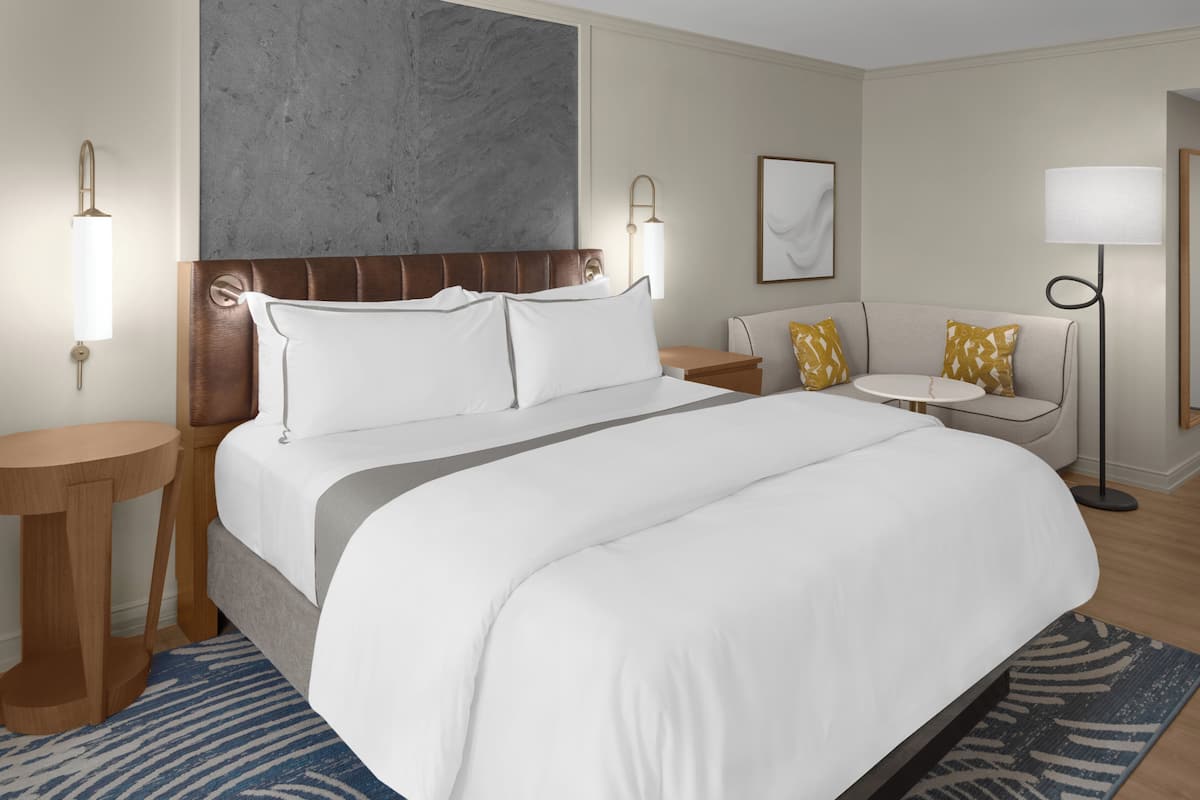 Premium bedding, down comforters, in-room safe, desk