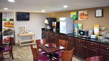 Frokostbuffé er inkludert