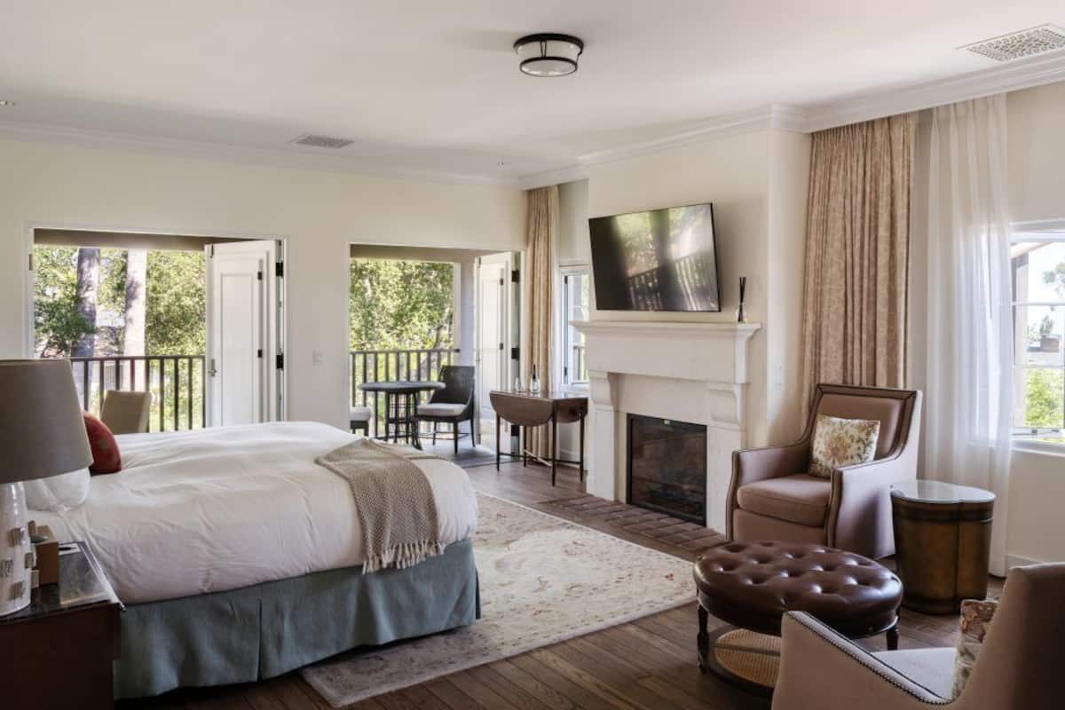 Chambre « Premier », 1 trÚs grand lit, terrasse | 1 chambre, literie de qualité supérieure, couette en duvet d'oie