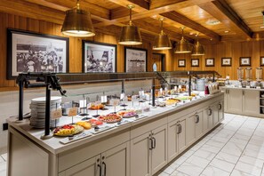Daily buffet breakfast for a fee