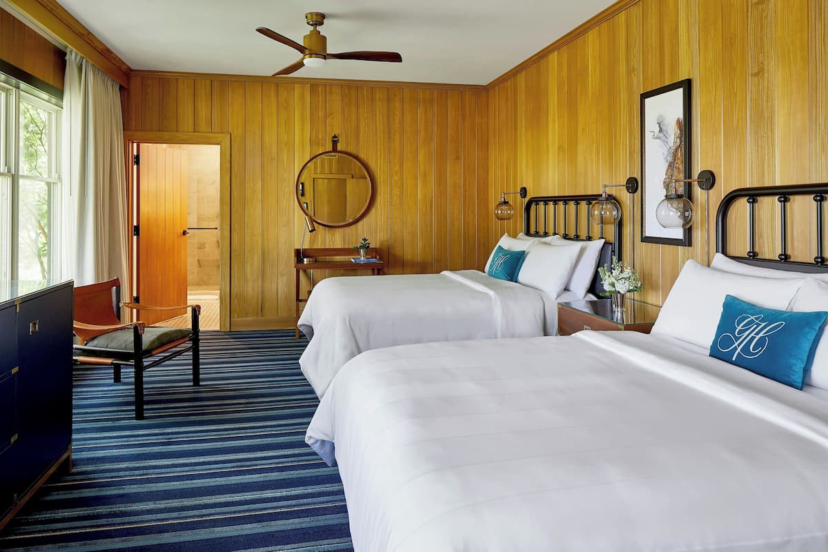 Grand Room, 2 Queen Beds | Premium bedding, in-room safe, desk, blackout drapes