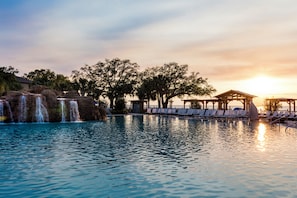 Indoor pool, 2 outdoor pools, cabanas (surcharge), pool umbrellas