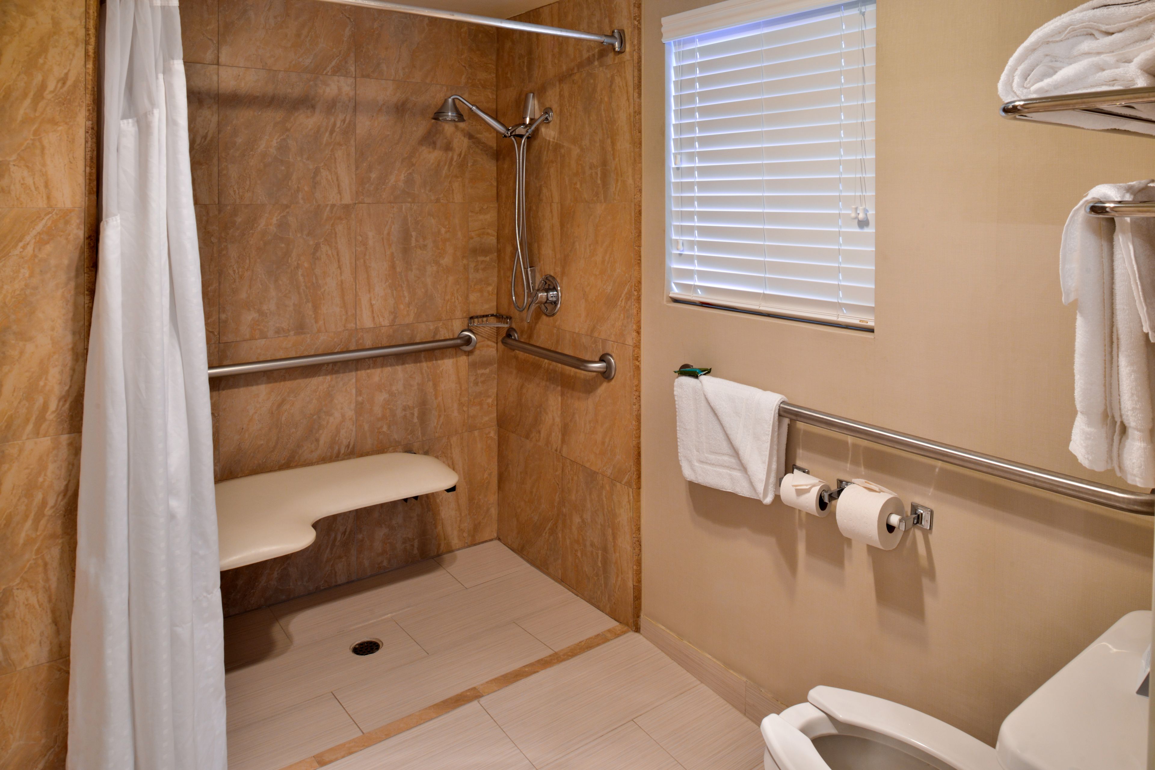 free toiletries, hair dryer, towels, soap