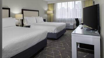 Standard Room, 2 Queen Beds | Desk, blackout curtains, iron/ironing board, free cots/infant beds