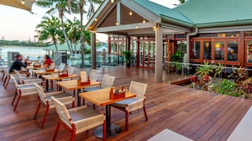 Poolside views, open daily