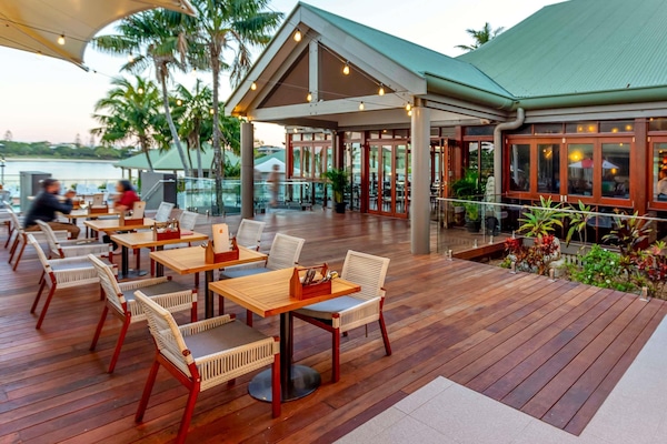 Poolside views, open daily