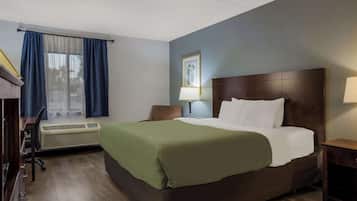 Habitación, 1 cama King size, con acceso para personas discapacitadas, para no fumadores | Insonorización, tabla de planchar con plancha y cunas gratuitas