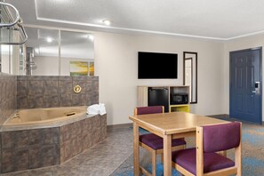 Suite, 1 King Bed, Refrigerator | Jetted tub - Days Inn by Wyndham Jamestown (Jamestown)