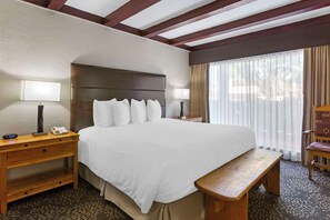 In-room safe, desk, laptop workspace, iron/ironing board - Best Western Mission Inn (Las Cruces)