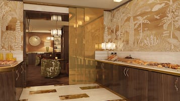 Petit déjeuner buffet (22 EUR par personne)