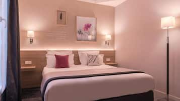 1 dormitorio, ropa de cama de alta calidad, minibar y caja fuerte