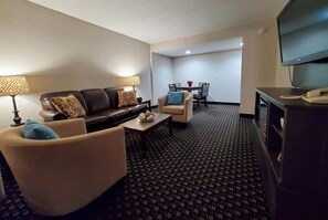 Executive Suite, 1 King Bed, Non Smoking | In-room safe, iron/ironing board, rollaway beds, free WiFi - AmericInn by Wyndham Watertown (Watertown)