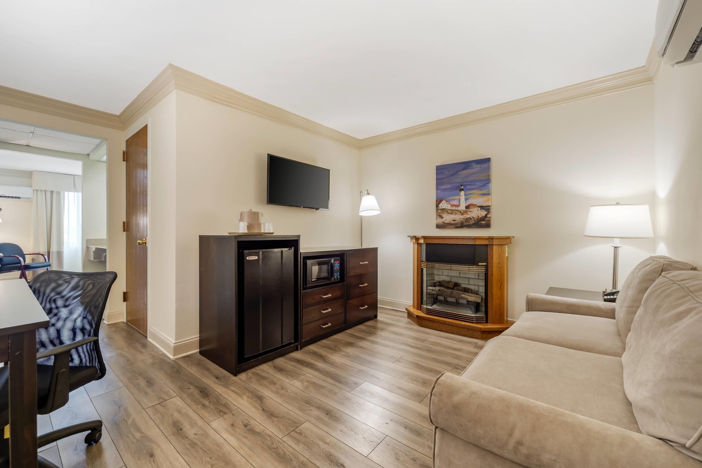 in-room safe, desk, blackout curtains, iron/ironing board