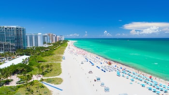 View of beach at Avalon Hotel