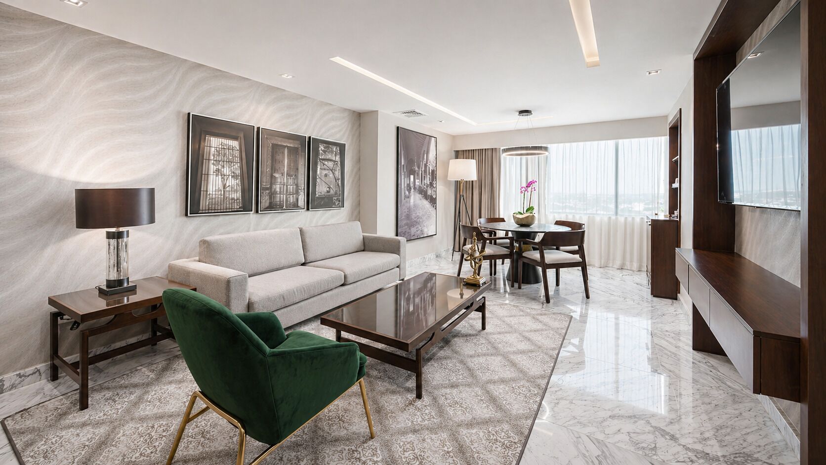 Suite, 1 King Bed (Regency) | Living area