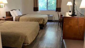 Standard Room, 2 Queen Beds | Desk, free cribs/infant beds, rollaway beds, free WiFi