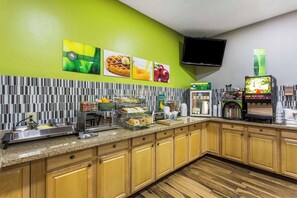 Free buffet breakfast