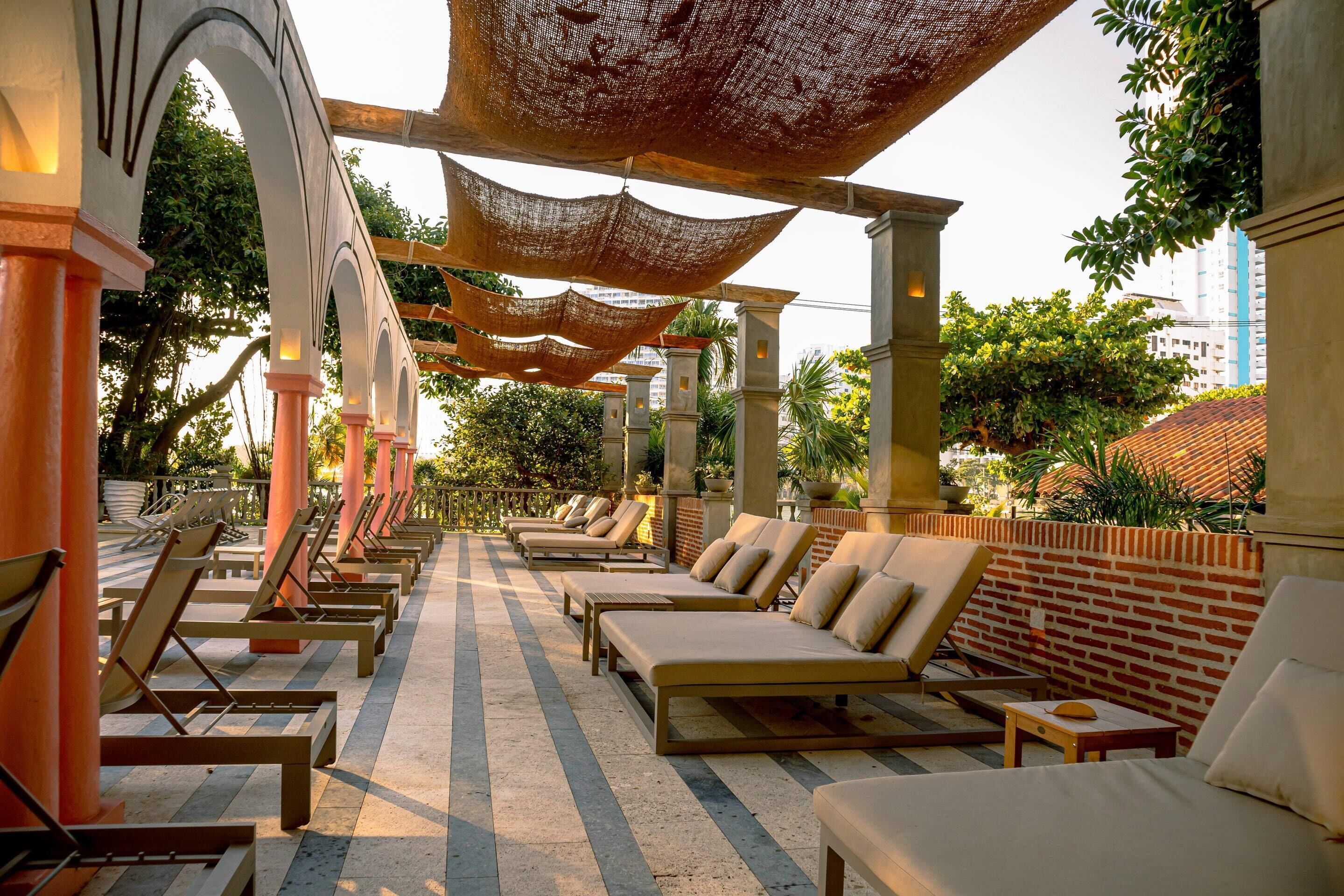 3 outdoor pools, open 8 AM to 8:00 PM, free cabanas, pool umbrellas