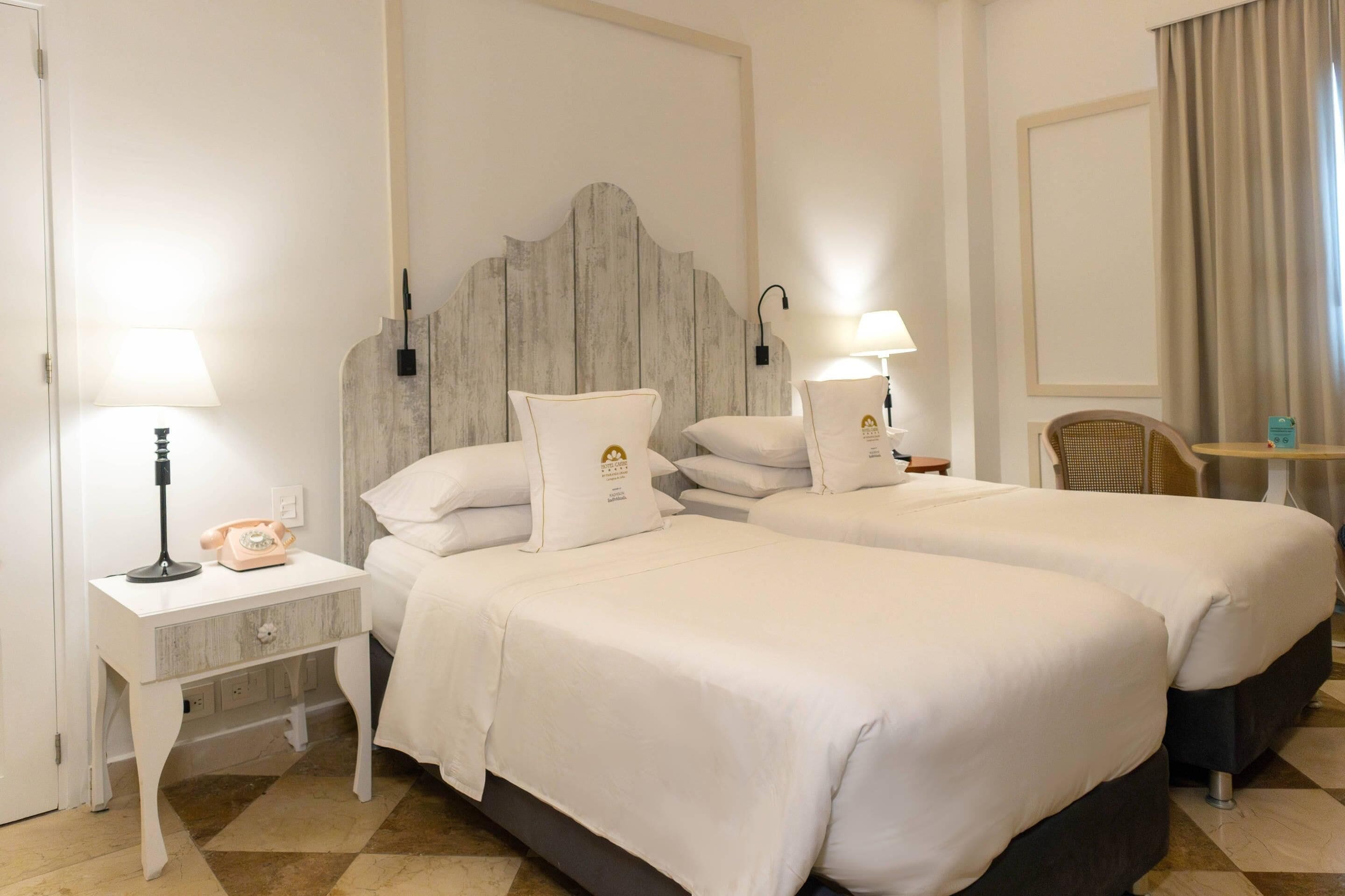 Habitación Premium, 2 camas individuales, para no fumadores | Sábanas de algodón egipcio y ropa de cama de alta calidad 