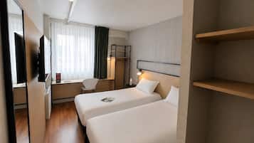 Standard Room, 2 Twin Beds | Hypo-allergenic bedding, desk, blackout drapes, soundproofing