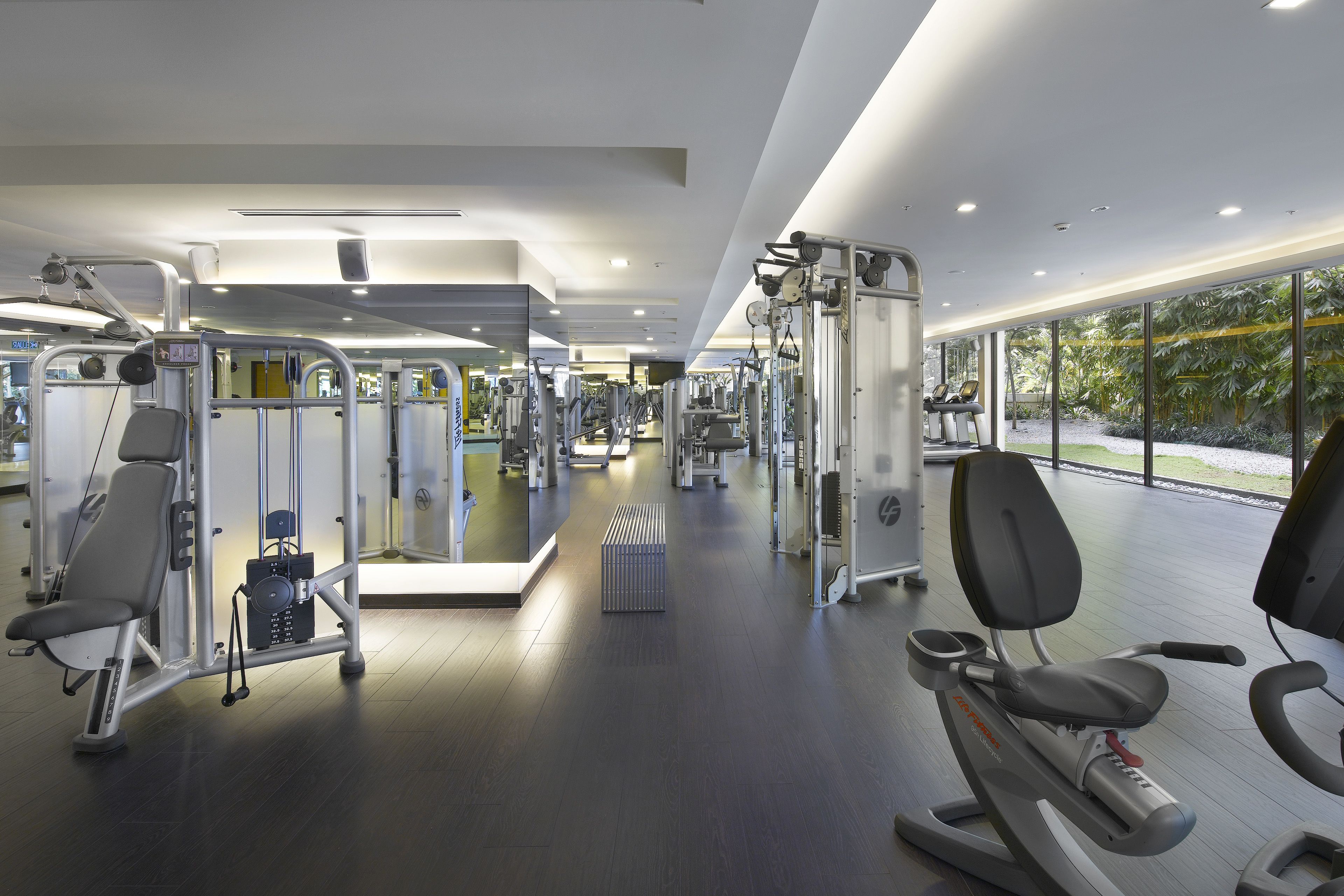 deluxe room, 1 king bed | gym