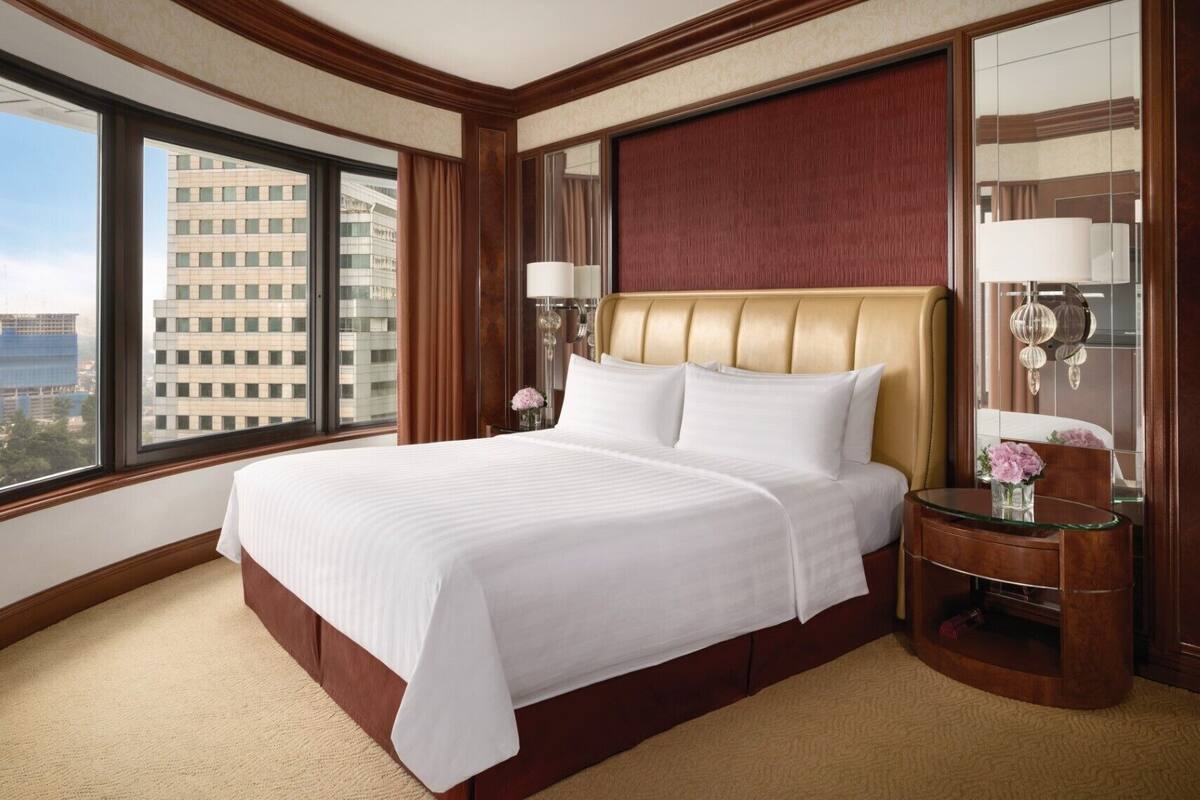 Ropa de cama de alta calidad y minibar 